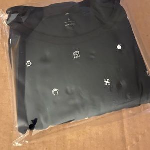 Apple Mac Icons Shirt Size Large Black NEW NIB